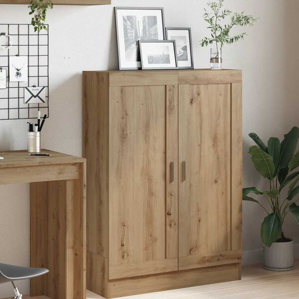 vidaXL Book Cabinet Artisan oak Engineered wood Medium Book Cabinet