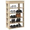 vidaXL Shoe Rack Sonoma oak Engineered wood Slim Shoe Rack Rectangular