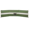 vidaXL Camping Windbreak Green 192.9x48.4" Waterproof