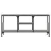 vidaXL TV Cabinet Grey Sonoma Engineered wood, Iron TV Cabinet