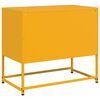 vidaXL TV Cabinet Mustard yellow Steel TV Cabinet Rectangular
