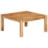 vidaXL Coffee Table Natural wood Solid acacia wood Medium Durable