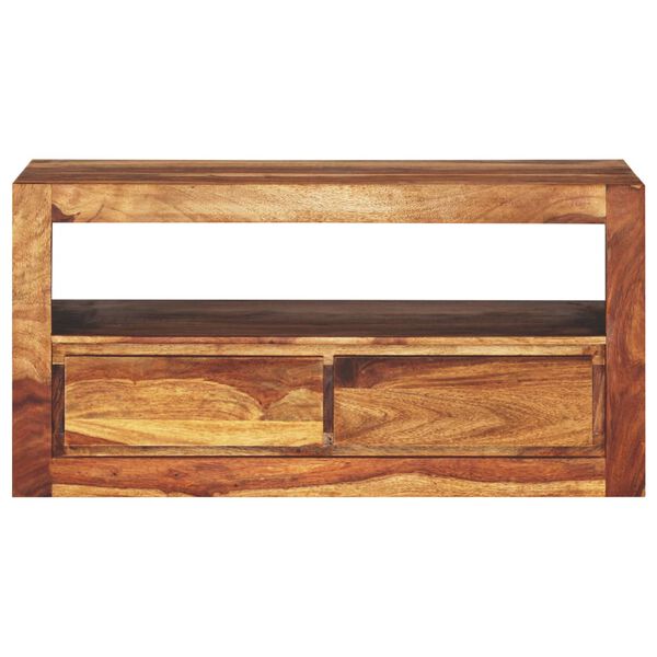 vidaXL Rustic TV Unit Solid Acacia 31.5 x 11.8 x 15.7 in TV Stand