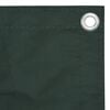 vidaXL Balcony Screen Dark Green 35.4x118.1" Oxford Fabric