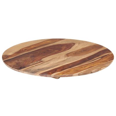 vidaXL Table Top Ø27.6"x(0.98"-1.06") Solid Sheesham Wood Round