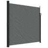 vidaXL Retractable Side Awning Anthracite