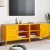 vidaXL TV Cabinet Set of 2 Mustard Yellow Steel Standard TV Cabinet