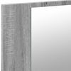 vidaXL LED Mirror Cabinet Grey Sonoma Engineered wood, Acrylic