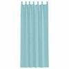 vidaXL Voile Curtains with Loops 2 pcs Turquoise 55.1x102.4"
