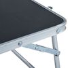 vidaXL Folding Camping Table Grey Aluminium 23.6x15.7"