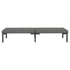 vidaXL Garden Lounge Set Dark grey Powder-coated steel Large Durable
