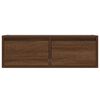 vidaXL TV Cabinet Brown oak Engineered wood Standard TV Cabinet