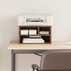 vidaXL Printer Stand Old Wood 15.75 x 12.60 x 8.86 in Engineered Wood