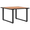 vidaXL Coffee Table Brown Steel