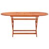 vidaXL Outdoor Dining Set Natural wood Solid eucalyptus wood Standard