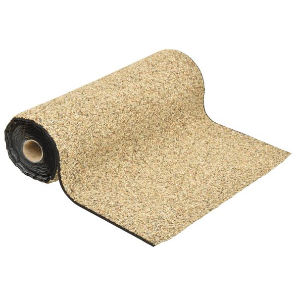 vidaXL Stone Liner Natural Sand Nonwoven PP fleece, drinkable-safe glue