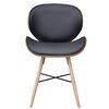 vidaXL Dining Chair Set of 2 Black