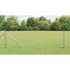 vidaXL Fence Post Silver 82.02 x 2.62 ft (2.36 x 2.36 in mesh) Steel