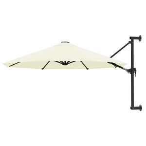 vidaXL Parasol Sand Polyester, Metal 118.1 in diameter Tiltable