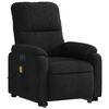 vidaXL Electric Stand Up Massage Recliner Chair Black
