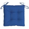 vidaXL Chair Cushion Set of 2 Blue Oxford fabric (100% polyester)