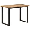 vidaXL Dining Table 43.3"x21.7"x29.5" Solid Wood Mango