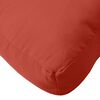 vidaXL Pallet Cushion Melange Red 100% Polyester 23.6 in x 23.6 in