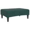 vidaXL Sofa Bed Dark Green Velvet (100% polyester), wood, plastic, foam