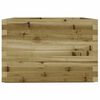 vidaXL Garden Planter Natural Wood Solid Pine Wood Medium Durable
