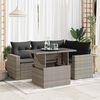 vidaXL Garden Sofa Set Grey