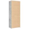 vidaXL Highboard Concrete grey Engineered wood Tall Highboard