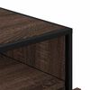 vidaXL Drawer Cabinet Brown Oak Engineered Wood, Metal Medium