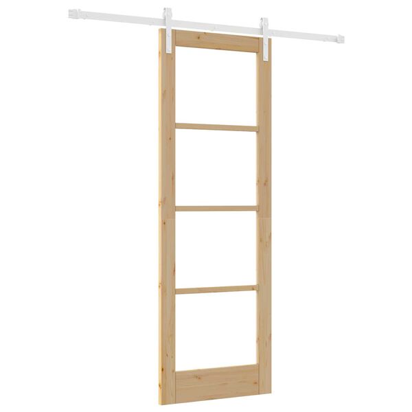 vidaXL Sliding Door ORKDAL Natural 28.94 x 83.07 in