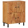 vidaXL Side Cabinet Natural wood Solid acacia wood, Engineered wood, Iron