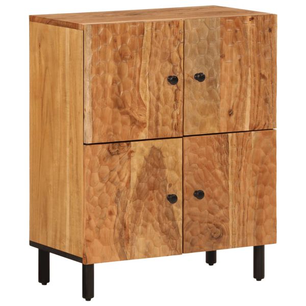 vidaXL Side Cabinet Natural wood Solid acacia wood, Engineered wood, Iron
