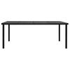 vidaXL 7 Piece Patio Dining Set Steel Anthracite