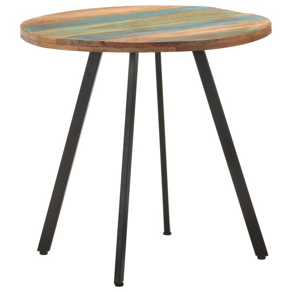 vidaXL Dining Table Mixed color wood finish