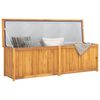 vidaXL Garden Box Natural Teak Solid Teak Wood 68.9 in x 19.7 in x 21.7 in