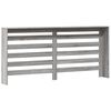 vidaXL Radiator Cover Grey Sonoma 68.9x7.9x32.3" Engineered Wood