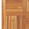 vidaXL Table Top Teak Solid Teak Wood 31.5x31.5 in Durable Table Top