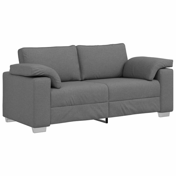 vidaXL Sofa Dark Grey 70.87 x 30.31 x 32.28 in Fabric