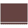 vidaXL Retractable Awning Brown 118.11 x 98.43 in Polyester and Metal