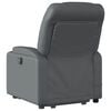 vidaXL Stand Up Massage Recliner Chair Grey
