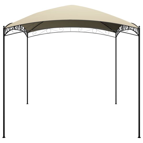 vidaXL Gazebo Cream Steel Large Durable Gazebo Rectangular