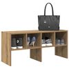 vidaXL Shoe Rack Artisan Oak Engineered wood 35.2 x 11.8 x 15.7 in