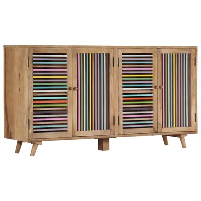 vidaXL Sideboard 59.1"x11.8"x29.5" Solid Mango Wood