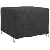 vidaXL Furniture Cover Plain Black 39.37 x 39.37 x 27.56 in 420D