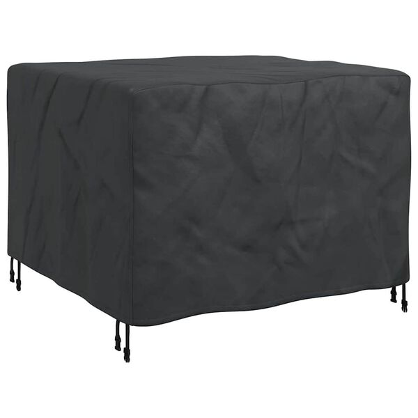 vidaXL Furniture Cover Plain Black 39.37 x 39.37 x 27.56 in 420D