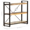 vidaXL Bookcase Mixed Color Solid Reclaimed Wood Medium Industrial