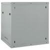 vidaXL Network Cabinet Grey 23.62 x 23.62 x 25.59 in Steel